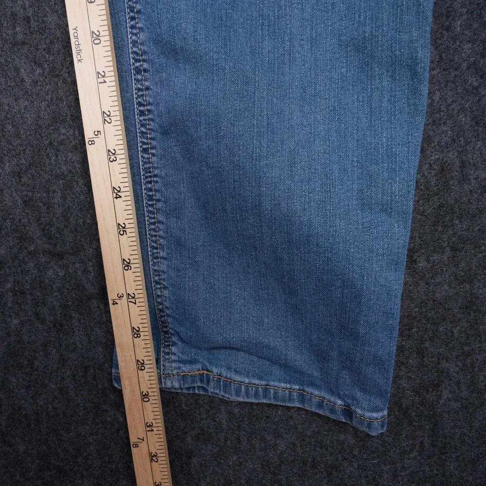 Levi's 541 Athletic Taper Blue Jeans Mens 42x32 Excellent Medium Wash Denim